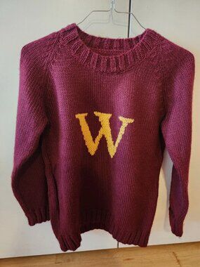 Handmade "W" Weasley Sweater from Harry Potter